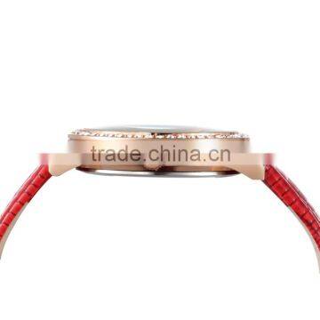 2016 New Trend WEIQIN W40012 Colorful Diamond Bird Watch Leather photo-6