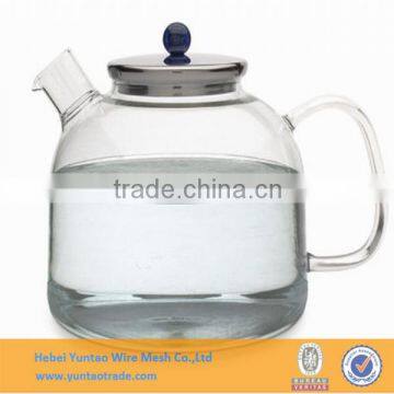 Handblown glass tea kettle factory