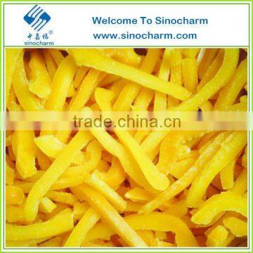 Frozen Yellow Pepper Strips Products With High Quality