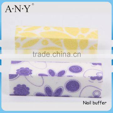 OEM Welcome Cheap Emery Sand Nail Buffer File Flower Style