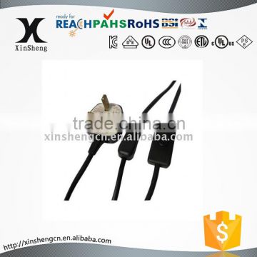 UK power cord with in line switch for British market