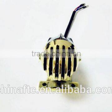 Motorcycle Vintage Antique Solid Brass Grilled Tail Light Brake Lamp For Harley, Chopper, Bobber