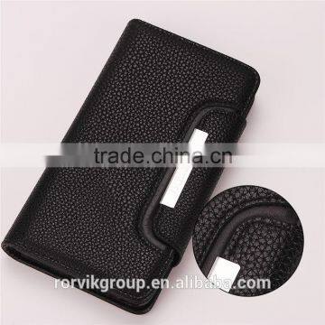 2 in 1 Leather Case Cover for Samsung note 4 Case with card slot