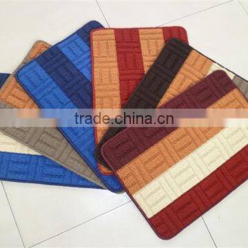 PP jacquared anti slip floor mat