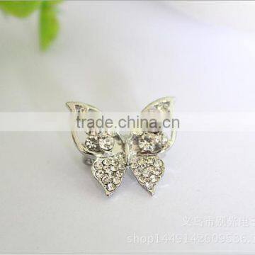 Hot Sale Wholesale Fashion Women Butterfly Diamond Rhinestone Alloy Brooch Pin Supplier's Choice photo-4