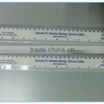 2015 Wholesale Cheap School Plastic Ruler Plastic Ruler 30cm With Logo Printing photo-5