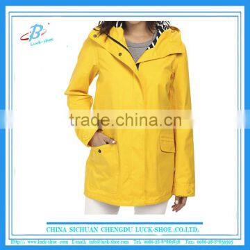 Soft shell rain jacket for women