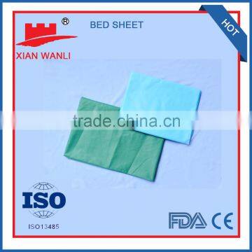 Hot sale 70g PP Disposable waterproof bed sheet with ISO13485 CE FDA