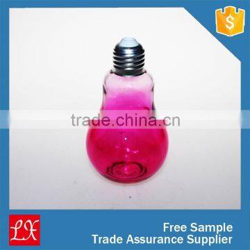 different sizes colored glass bottle for perfume with lid