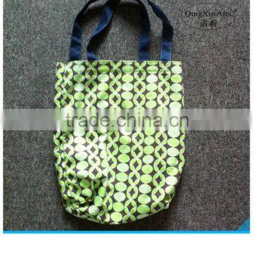 2015 High quality fashion organic natural cotton shopping bag