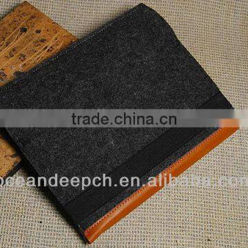 Felt leather case for galaxy tab4 8.0 new product 2014