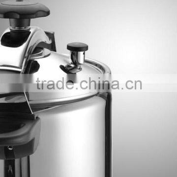 5L Aluminium Polished Explosion-Proof Stove Top Pressure Cooker With Glass Lid&Steamer Russia photo-2