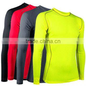 wholesale 2014 CUSTOM Sport cool dry long sleeve compression shirt