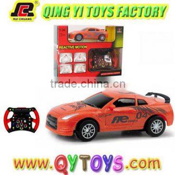 2012 new 1/36 scale mini rc motorsensor toy car