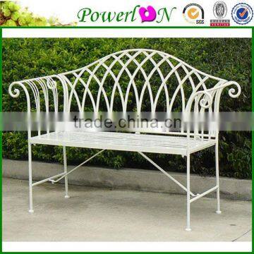 Antique Vintage Metal Leg Cast Iron Patio Garden Bench For Outdoor Backyard I22 TS11 X11B PL08-8671CP1