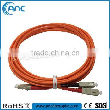 PVC SC LC fiber optic patch cord for Telecommunication