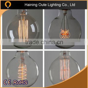 E27 G8040-60W Global light vintage edison filament bulb 25/40/60w Classic vintage Edison light bulb