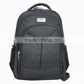 Durable Polyester Fabric Laptop Backpack Black 8031A140014