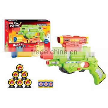 EN71 Approval B/O Soft Bullet Gun Toy with music and light