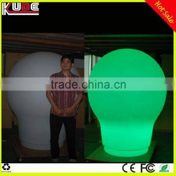 LED big blub shaped floor lamp for event decoration