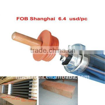 solar vacuum tube with copper heat pipe