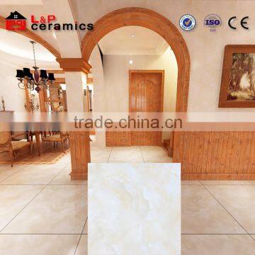 new arrival made in China 32x32 marble look porcelain super white nano crystal glass tile