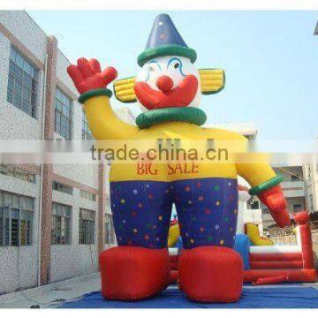 2012 inflatable advertising clown figure for promotion