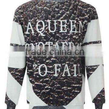 New fashion digital custom full printed sweater wholesale