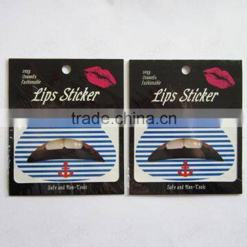Hot Sale Zebra Temporary Lip Tattoo Sticker Non Toxic Sexy Lip Sticker for Girls Manufacturer Quality Choice photo-3