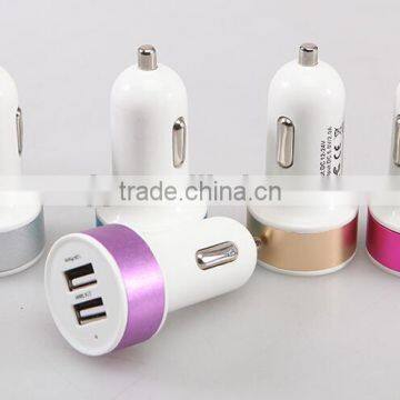 2016 Newest Design Protable Dual USB Car Charger With LED Light Universal 3.1A photo-4