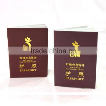 A4 size customized personal business passport book