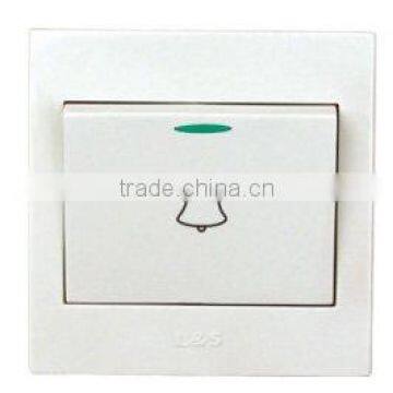 10A 250V, 1 Way Bell Electrical Switch with Fluophor