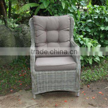 Wicker Poly Rattan Chair / Rattan Chair Vietnam Manufacturer / PolyRattan chair with Nice Cushion Set