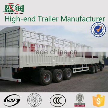 ISO,BV Certification And Steel Material Carry Cargo Flat Truck Trailer