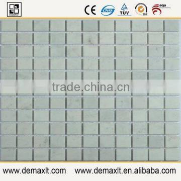 white cream square marble mosaic