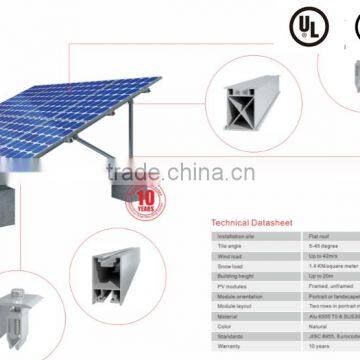 solar roof mounting A for flat roof solar panel installation