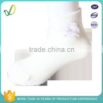 High Quality Free Sample Pure Buy Wholesale Made In Korea Plain White Infant Socks