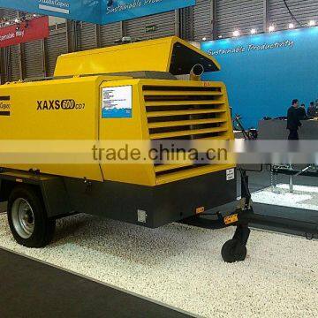 Atals Copco XAXS 600 CD7 portable diesel air compressor