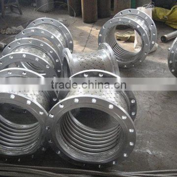 Flange metal hose