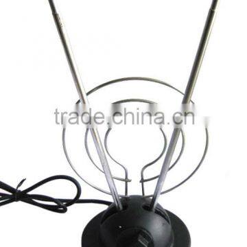 HDTV indoor tv antenna with rabbit ear antenna