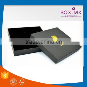 Free Sample Top SaleHigh Quality Black Paper Box Custom Printing Cereal Box Packaging