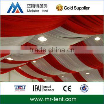 used pvc tent with decorative linings
