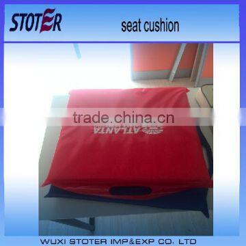 custom size custom printing square vinyl seat cushion