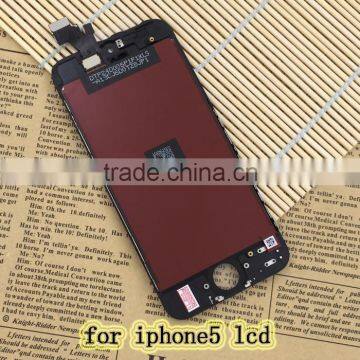 original for iphone 5 lcd with digitizer, wholesale lcd for iphone 5 digitizer assembly, for iphone 5 display digitizer freeship