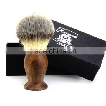 Badger Silver tip Hair look synthetic hair shaving brush