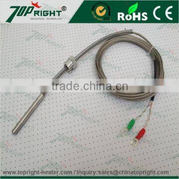 type k thermocouple industrial high temperature probe/probes with connector screw/thread