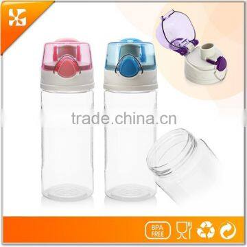Promotion Oem 450ml Flip Plastic Kids Water Bottle
