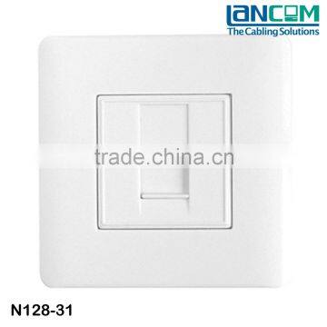 Lancom Over 5 Years Experience Factory wholesale Network Face Plate with single/dual/four port