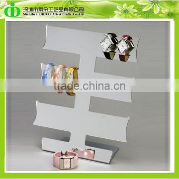 DDJ-0065 ISO9001 Chinese Manufacture Sells Fashionable Mirror Acrylic Bangle Display Stand