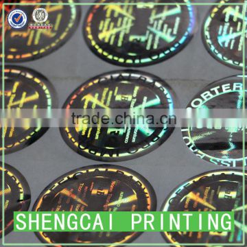 Custom Hologram sticker logo printing different sizes available security hologram sticker printer